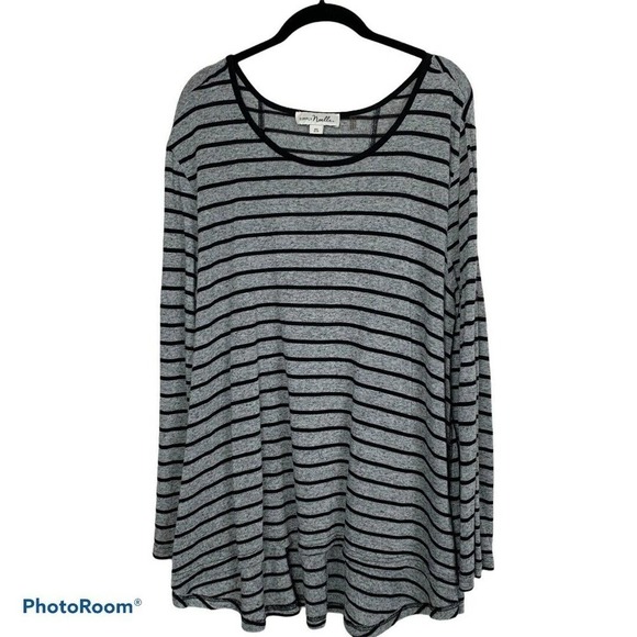 Simply Noelle‎ Lagenlook Tunic High Low Top - Picture 1 of 5